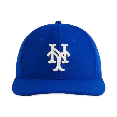Kith x '47 For The New York Mets Stem Stitch Franchise LS Cap "Royal"