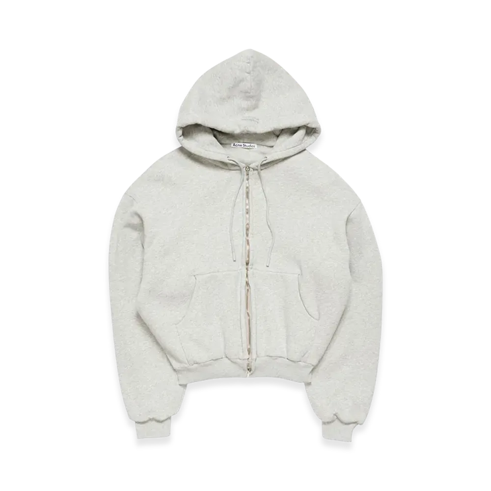 Acne Studios Hooded Zip Up Sweatshirt "Grey"