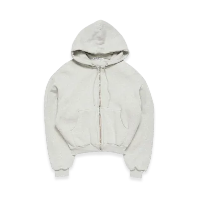 Acne Studios Hooded Zip Up Sweatshirt "Grey"