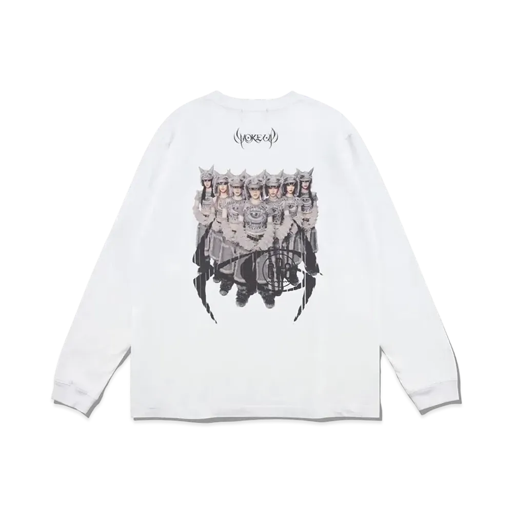 XG x GR8 x KOSUKE KAWAMURA Crew Neck Long Sleeve Tee "White"