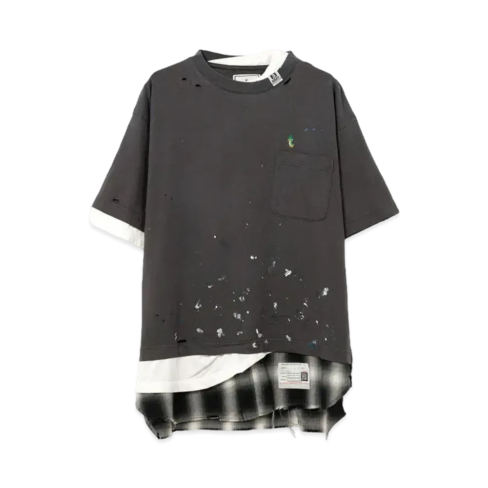 Maison MIHARA YASUHIRO Triple Layered T-shirt "Black"