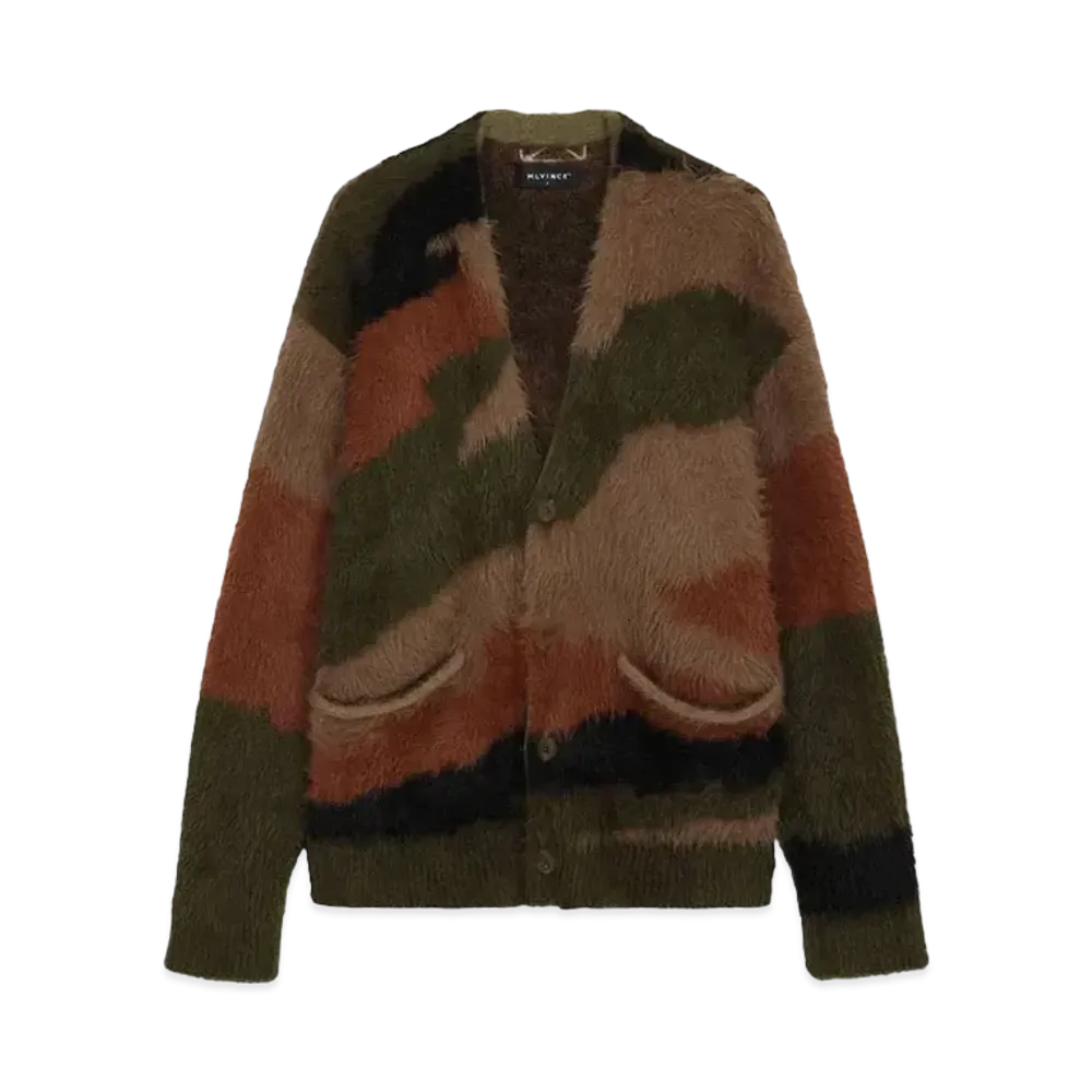 MLVINCE CAMO CARDIGAN "CAMO"