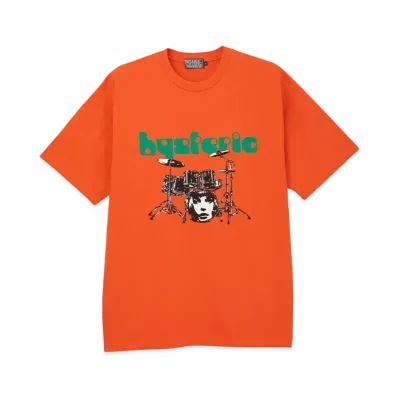 HYSTERIC GLAMOUR Drum Kit Tee "Orange"
