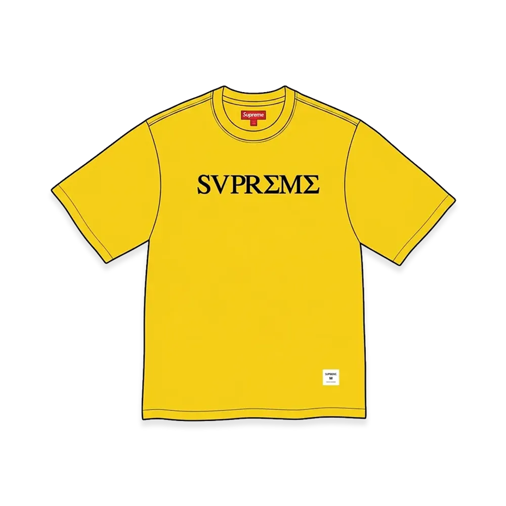 Supreme Greek S/S Top "Yellow"