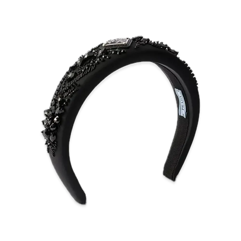 PRADA Re-Nylon Headband "Black"