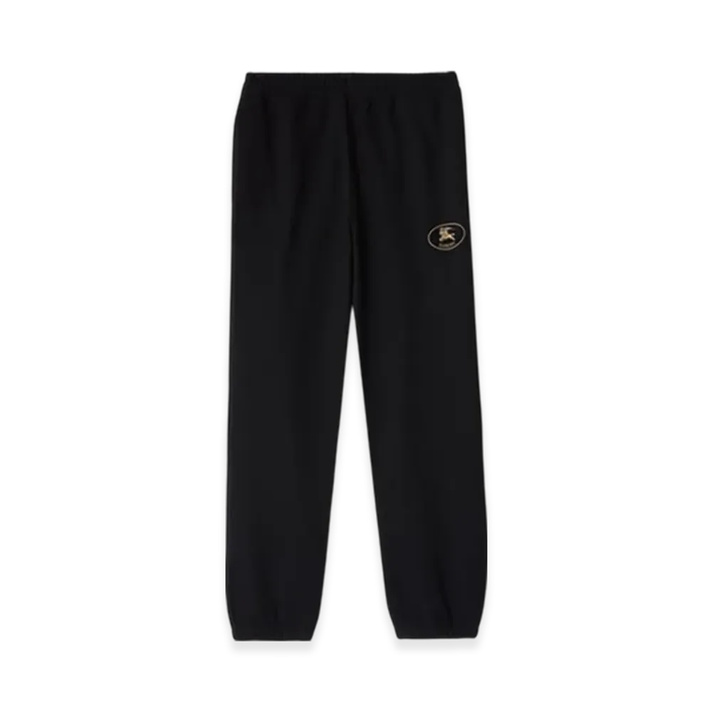 Burberry Night Stamp Cotton Jogging Pants "Black"