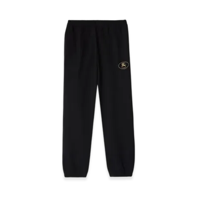 Burberry Night Stamp Cotton Jogging Pants "Black"