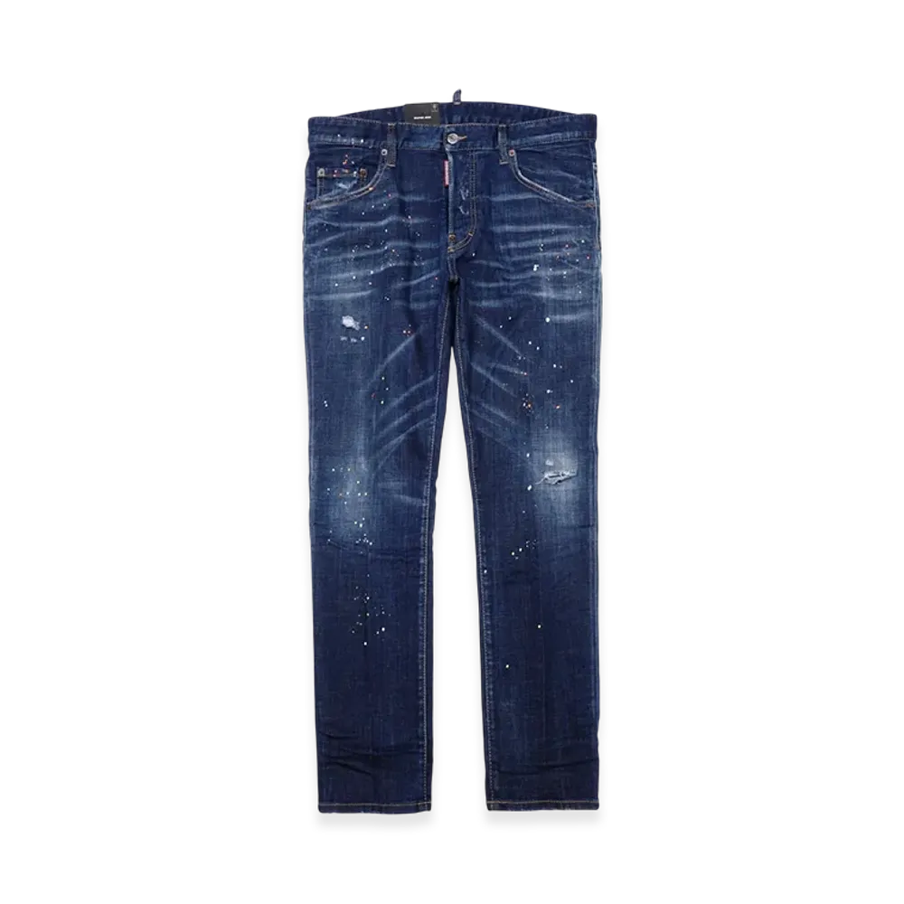 DSQUARED2 Skater Button-Fly Jeans "Blue"