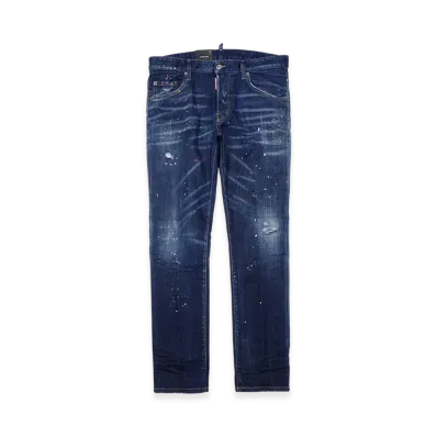 DSQUARED2 Skater Button-Fly Jeans "Blue"