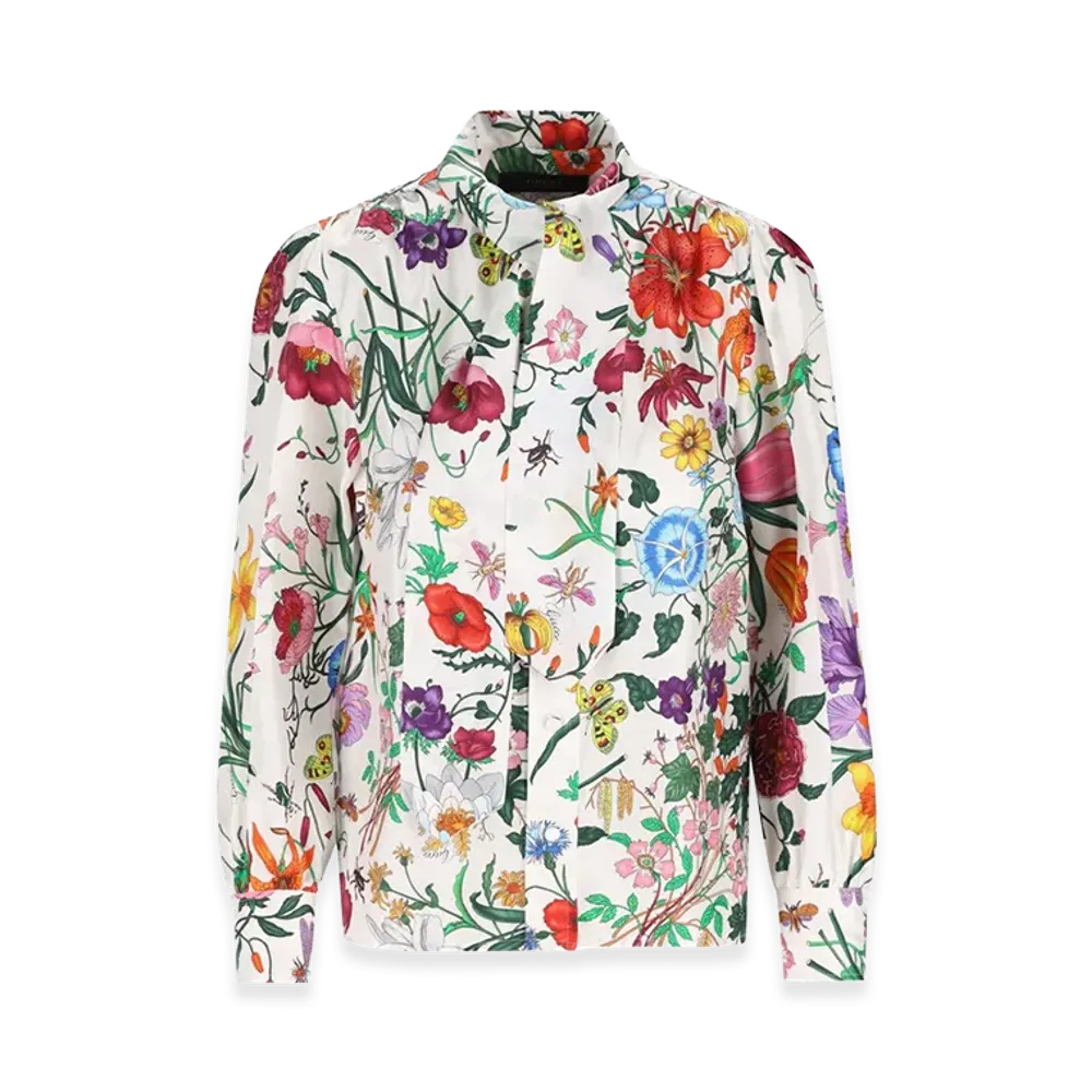 GUCCI Women's 'Flora' Shirt "White"