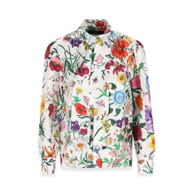 GUCCI Women's 'Flora' Shirt "White"