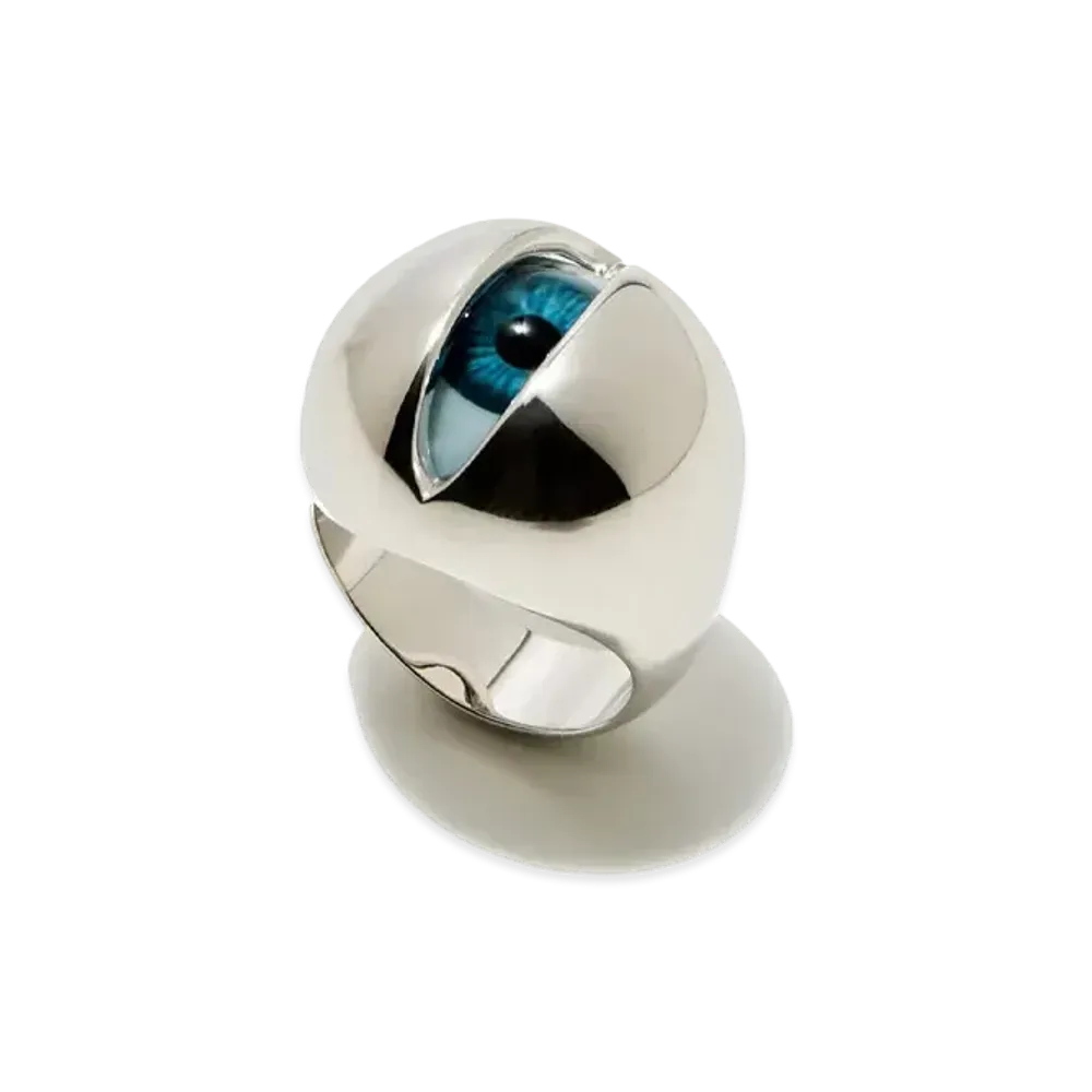 UNDERCOVER Eye Motif Silver Ring "Silver"