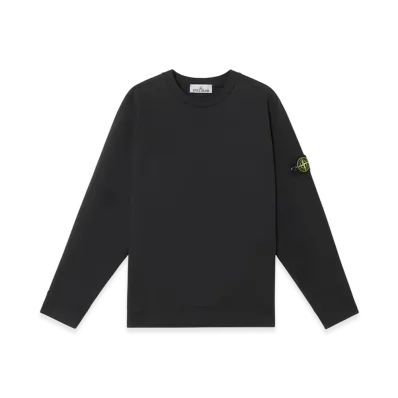 Stone Island Heavy Cotton Jersey "Black"