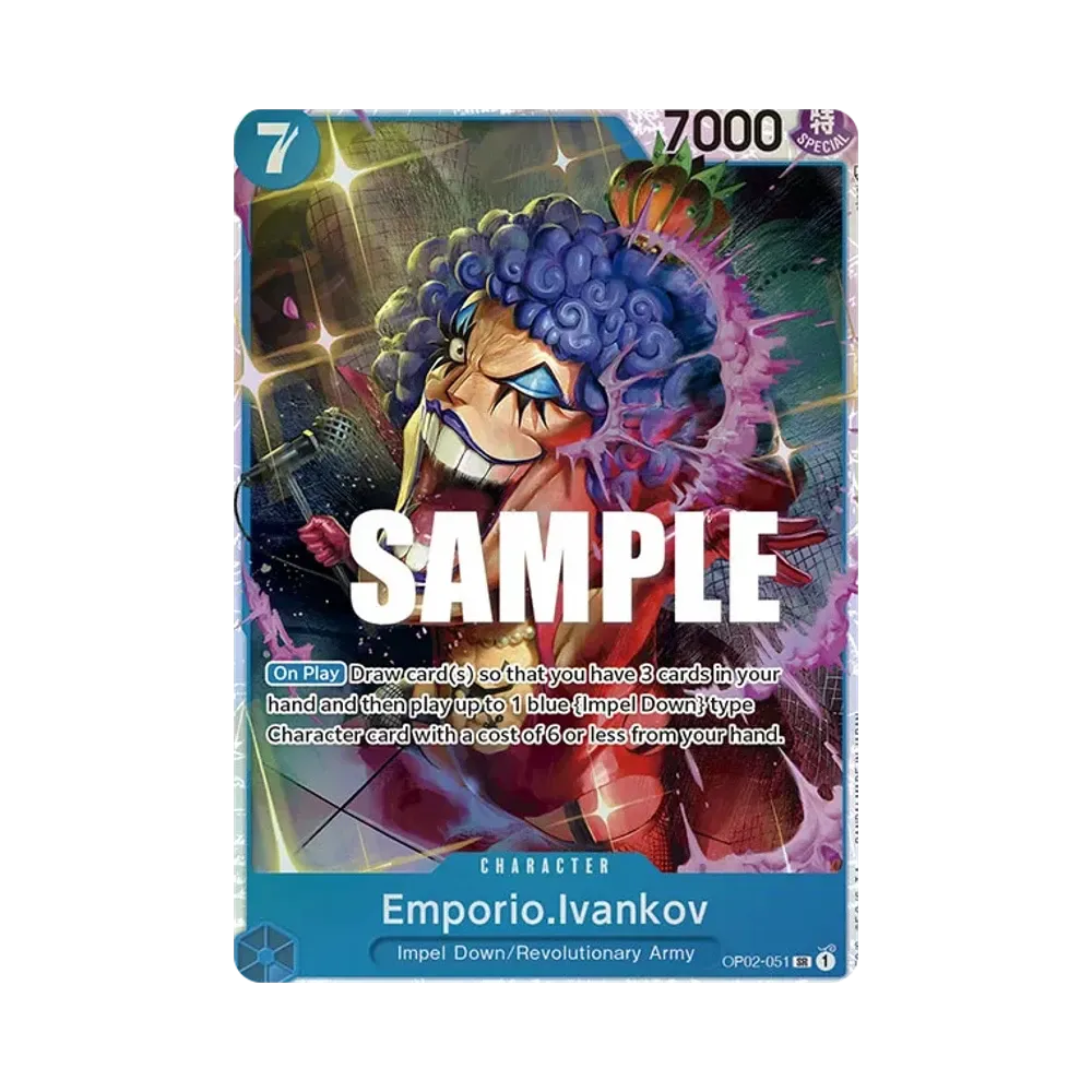 Emporio.Ivankov SR [OP02-051] [EN](Booster Pack "Paramount War")