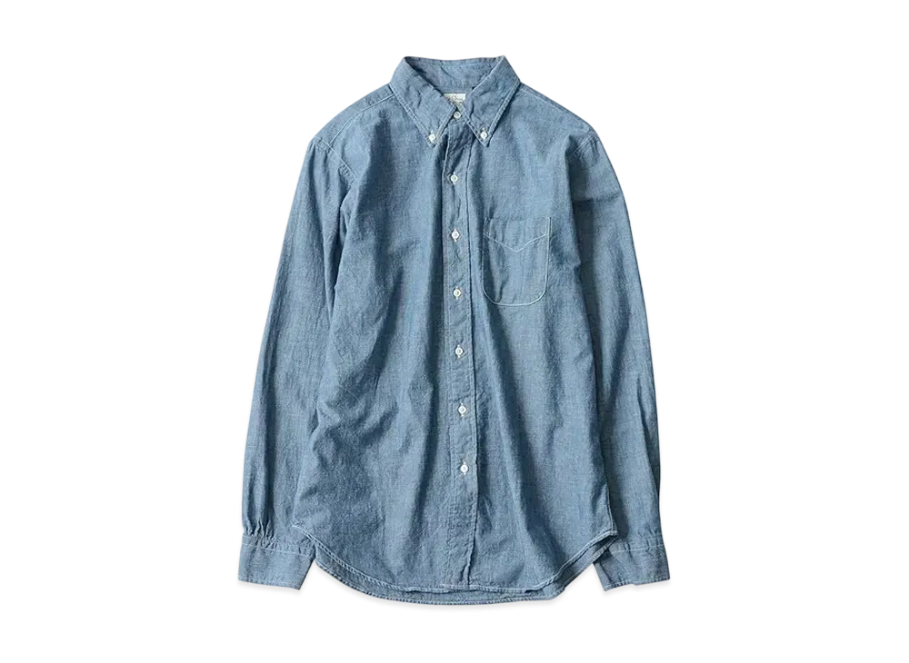 orSlow Button Down Shirt "Chambray"