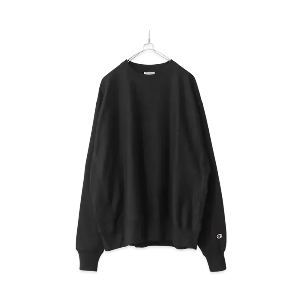 Champion Reverse Weave Pullover Sweatshirt "Black"