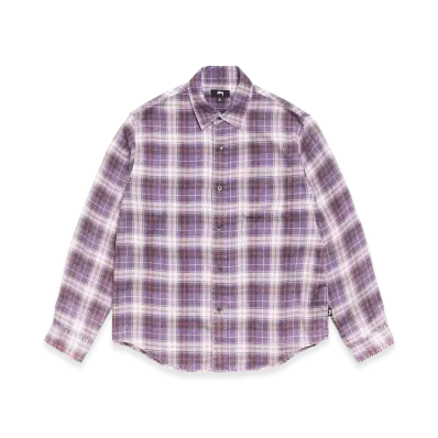Stussy Matthew Plaid Shirt "Lavender"