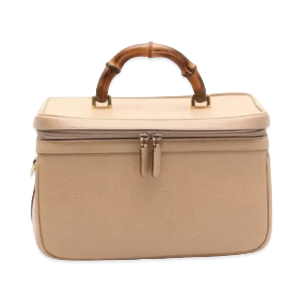 GUCCI Bamboo Vanity Bag "Beige"