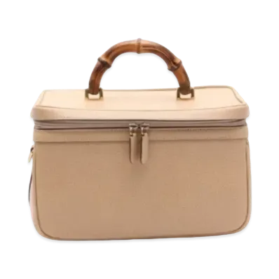GUCCI Bamboo Vanity Bag "Beige"