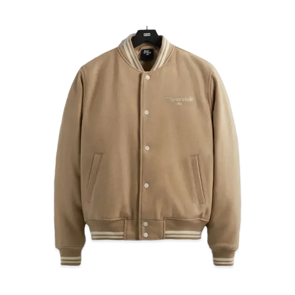 Kith x TaylorMade Tour Varsity Jacket "Canvas"