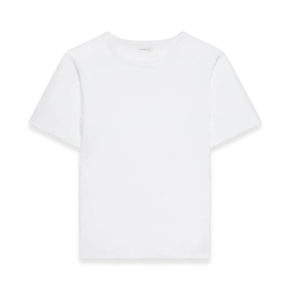 DRIES VAN NOTEN Regular Cotton Tee "White"