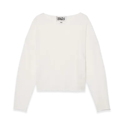 ZARA x Bad Bunny Benito Antonio Linen & Wool Cropped Fit Sweater "Ecru"