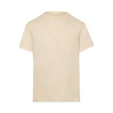 Maison Margiela Men's Distorted Logo T-Shirt "Ecru"