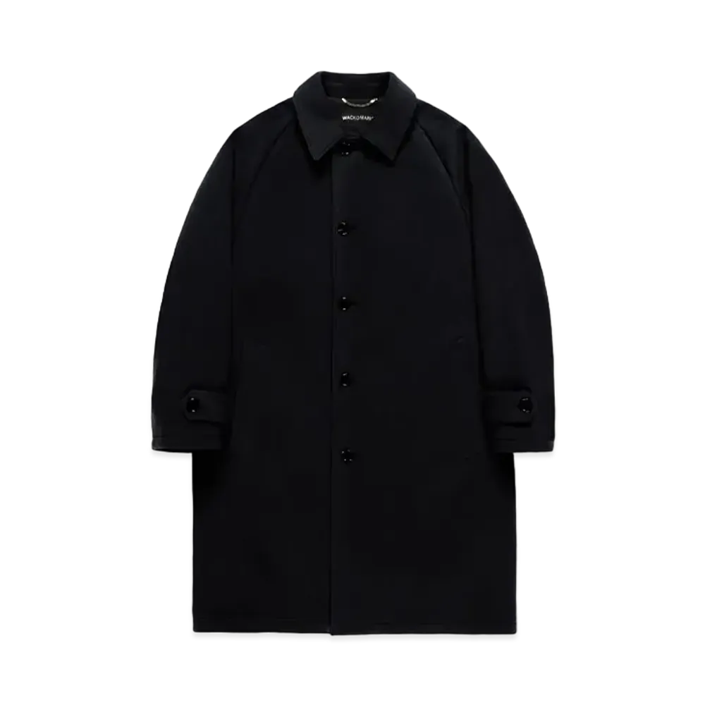 WACKO MARIA Bal Collar Coat "Black"