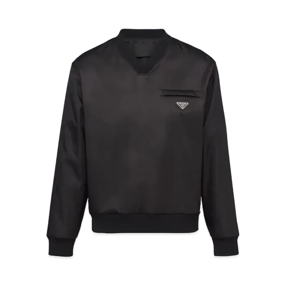 ADIDAS FOR PRADA RE-NYLON SWEATSHIRT "Black"