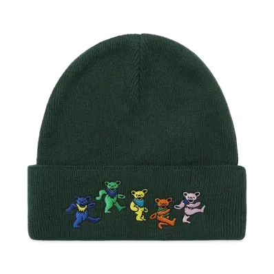 thisisneverthat GD Dancing Bears Beanie "Dark Green"