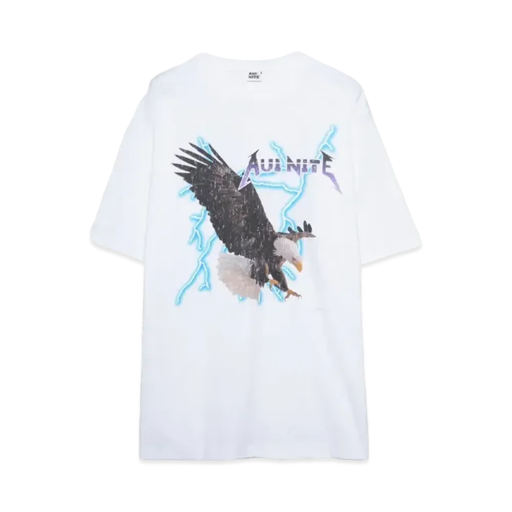 AUI NITE Eagle thunder tee "WHITE"