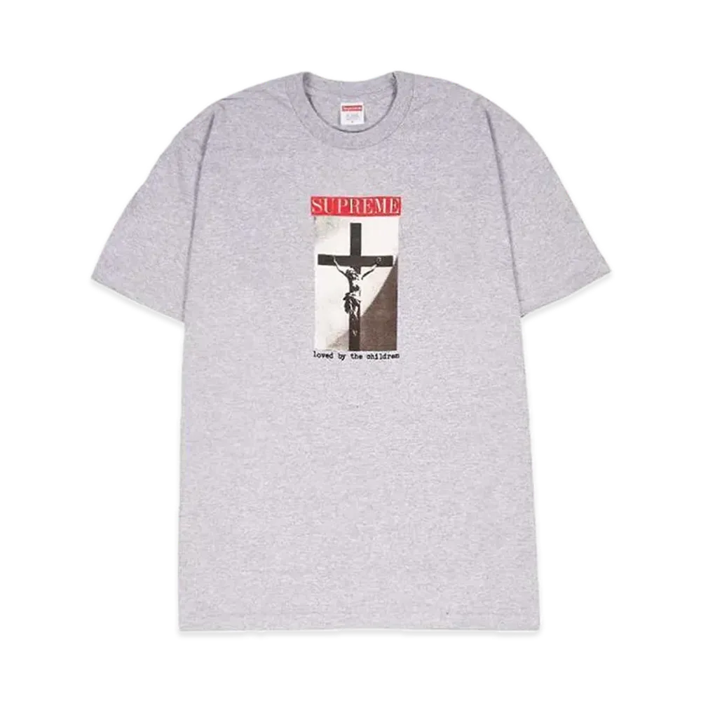 シュプリーム ラブ バイ ザー チルドレン Tシャツ "グレー"