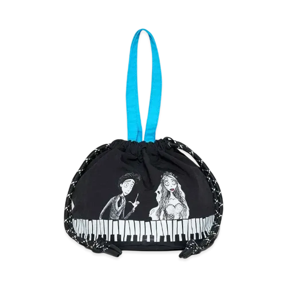 graniph x Tim Burton's Corpse Bride Piano String Bag "Black"