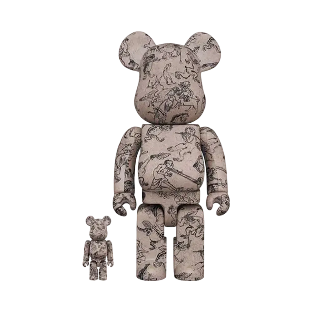 Bearbrick “Choju-jinbutsu-giga” 2nd 100% & 400%