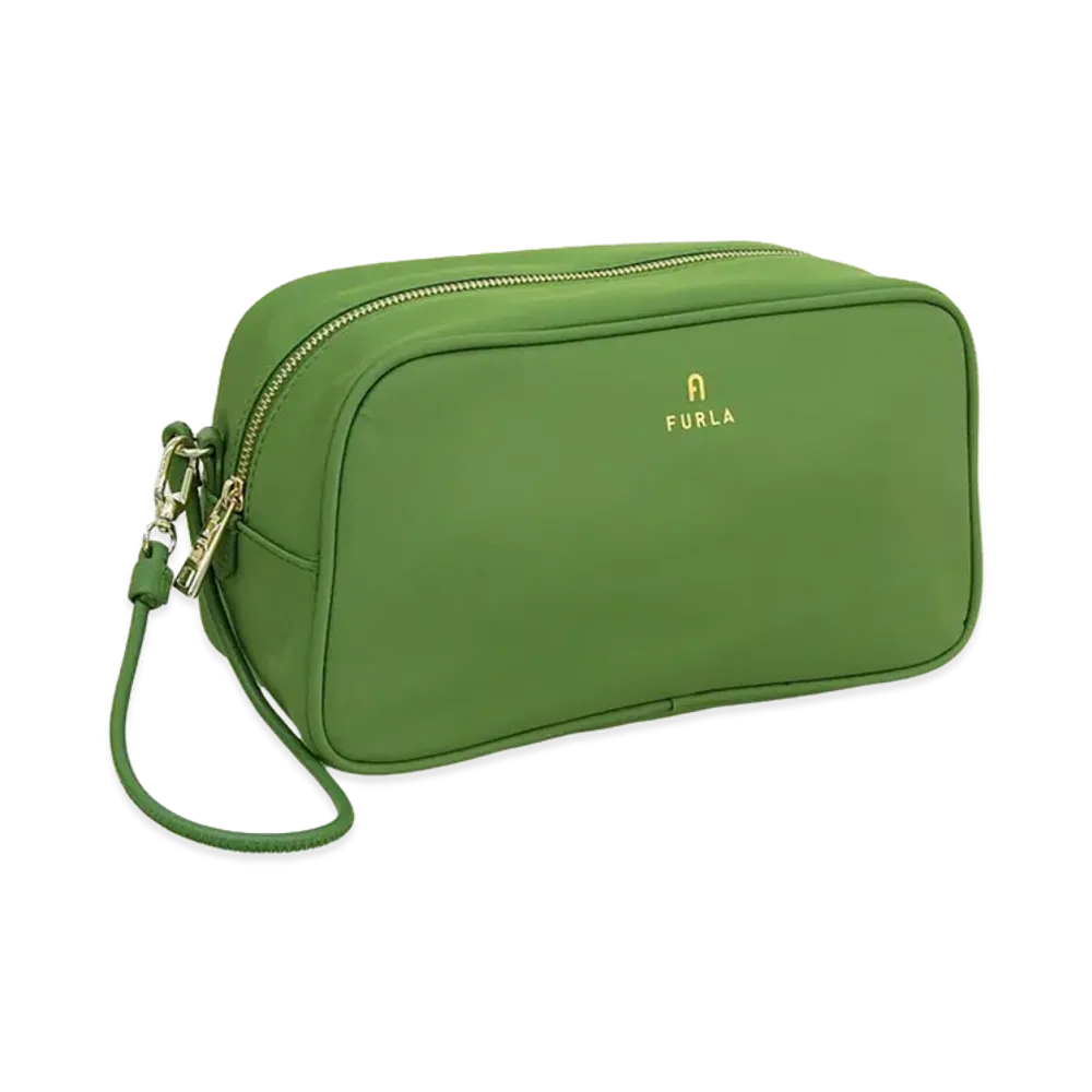 FURLA Camelia Cosmetic Case L "Green"