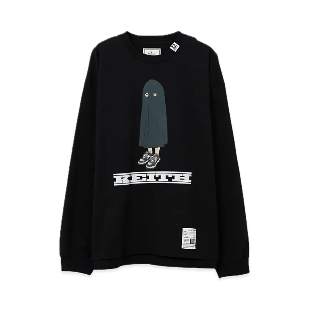 Maison MIHARA YASUHIRO KEITH Printed Long Sleeve Tee "Black"
