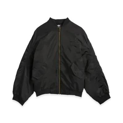 adidas x Willy Chavarria Satin Bomber Jacket "Black"