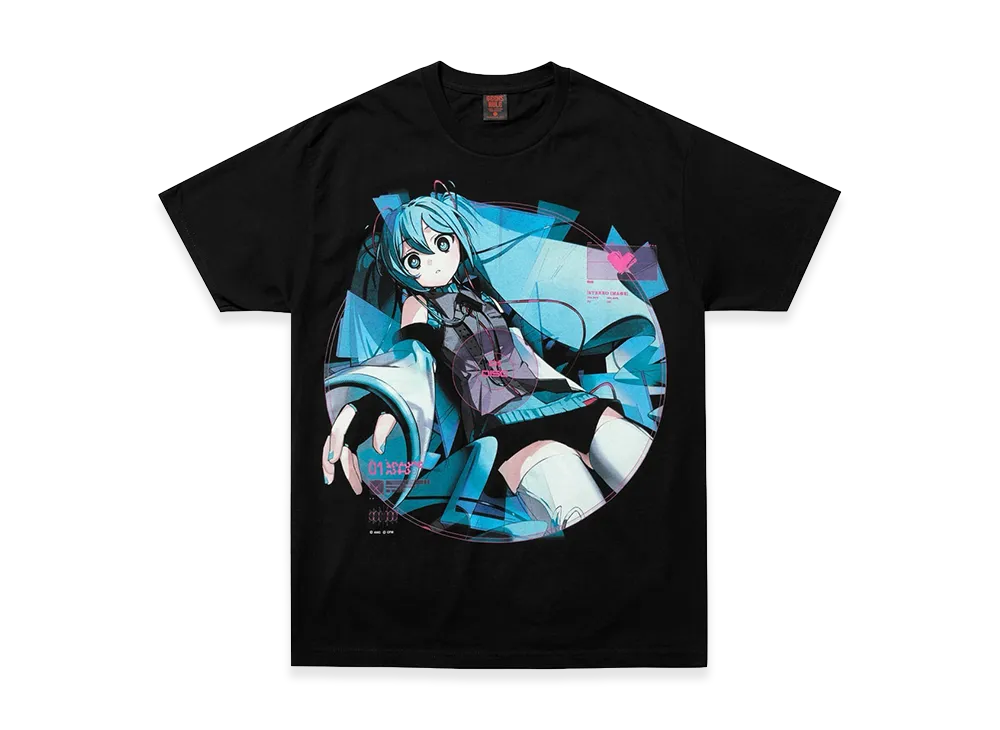 Geeks Rule x HATSUNE MIKU(Aiobahn) Silkscreen T Shirt "Black"