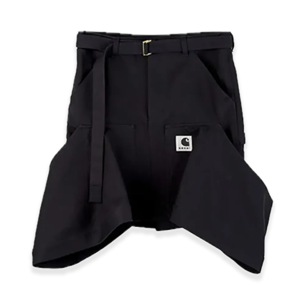 sacai x Carhartt WIP Women's Duck Skirt "Black"