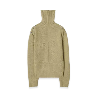 Burberry Women's Cashmere Sweater With EKD "Green"