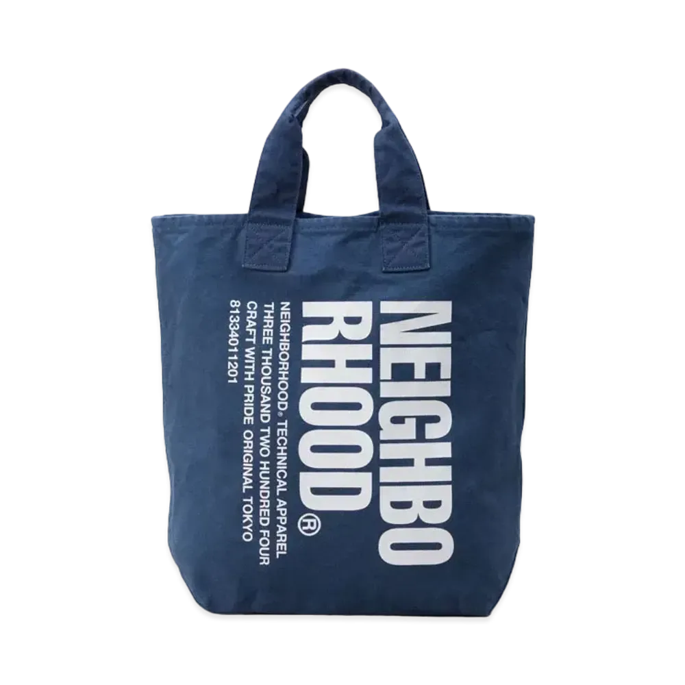 NEIGHBORHOOD Garment Dye Tote . CO "Blue"