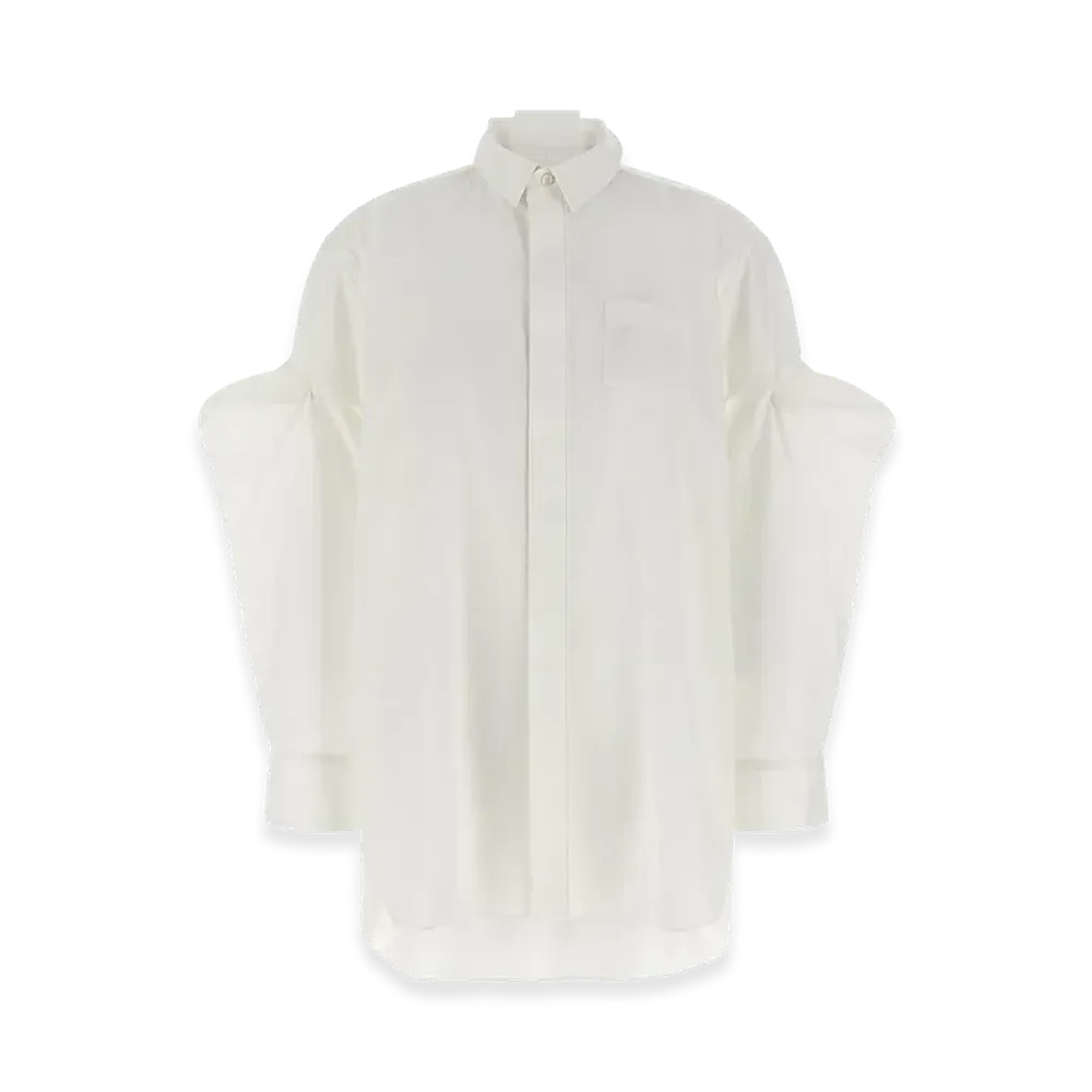 sacai Women's Poplin Shirt "White"
