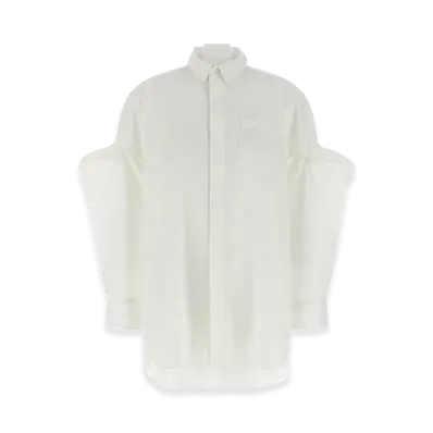 sacai Women's Poplin Shirt "White"
