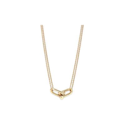 Tiffany & Co. Tiffany HardWear Large Double Link Pendant 18K "Yellow Gold"