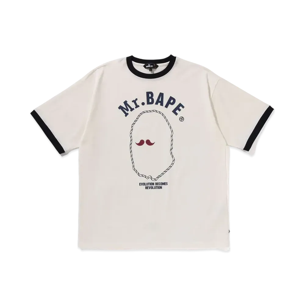 A BATHING APE Print Tee #3 "Ivory"