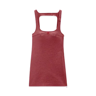 Courreges Reedition Vinyl Dress "Red"