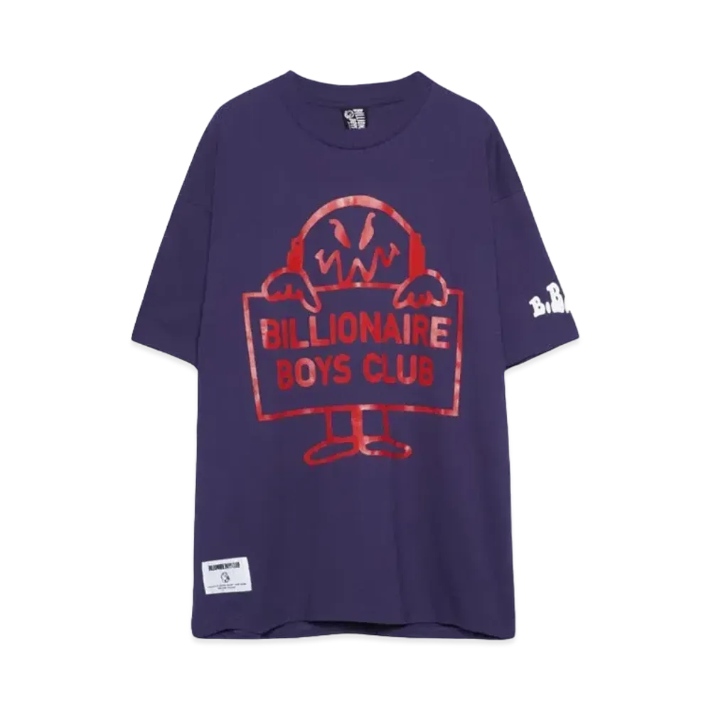 BILLIONAIRE BOYS CLUB COTTON T-SHIRT 7 "NAVY"