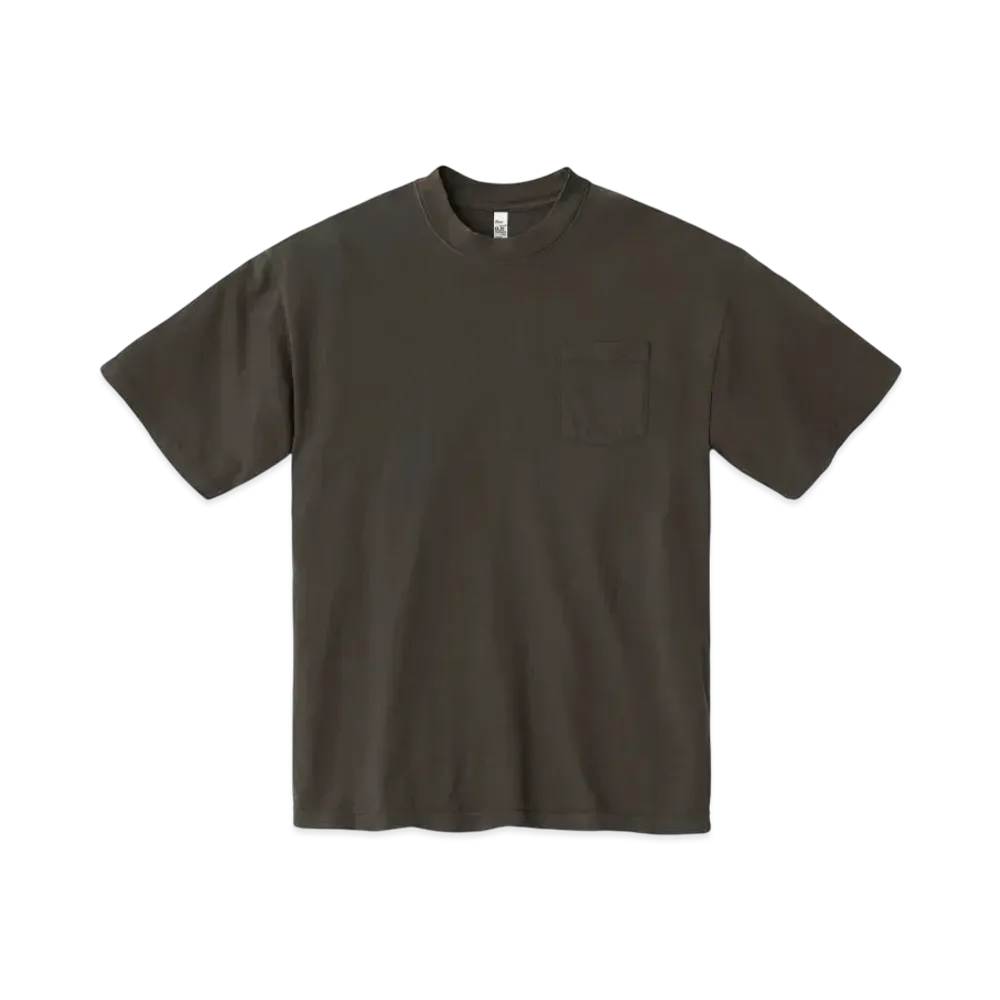 Los Angeles Apparel Short Sleeve Garment Dye Pocket T-Shirt "Vintage Black"