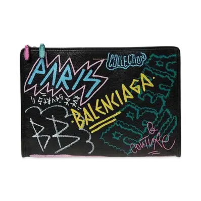 BALENCIAGA Graffiti Bazaar Pouch