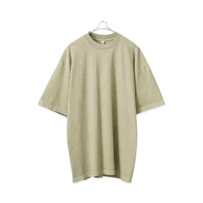 Los Angeles Apparel 6.5oz Pigment Dye Short Sleeve Crew Neck T-shirt "Mushroom"
